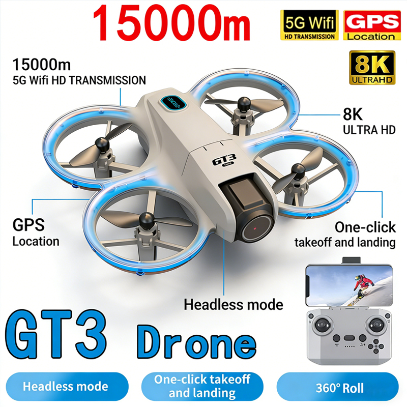 New GT3 MAX Drone 8K HD Aerial - огляд і ціна Drone Kit Tricopter