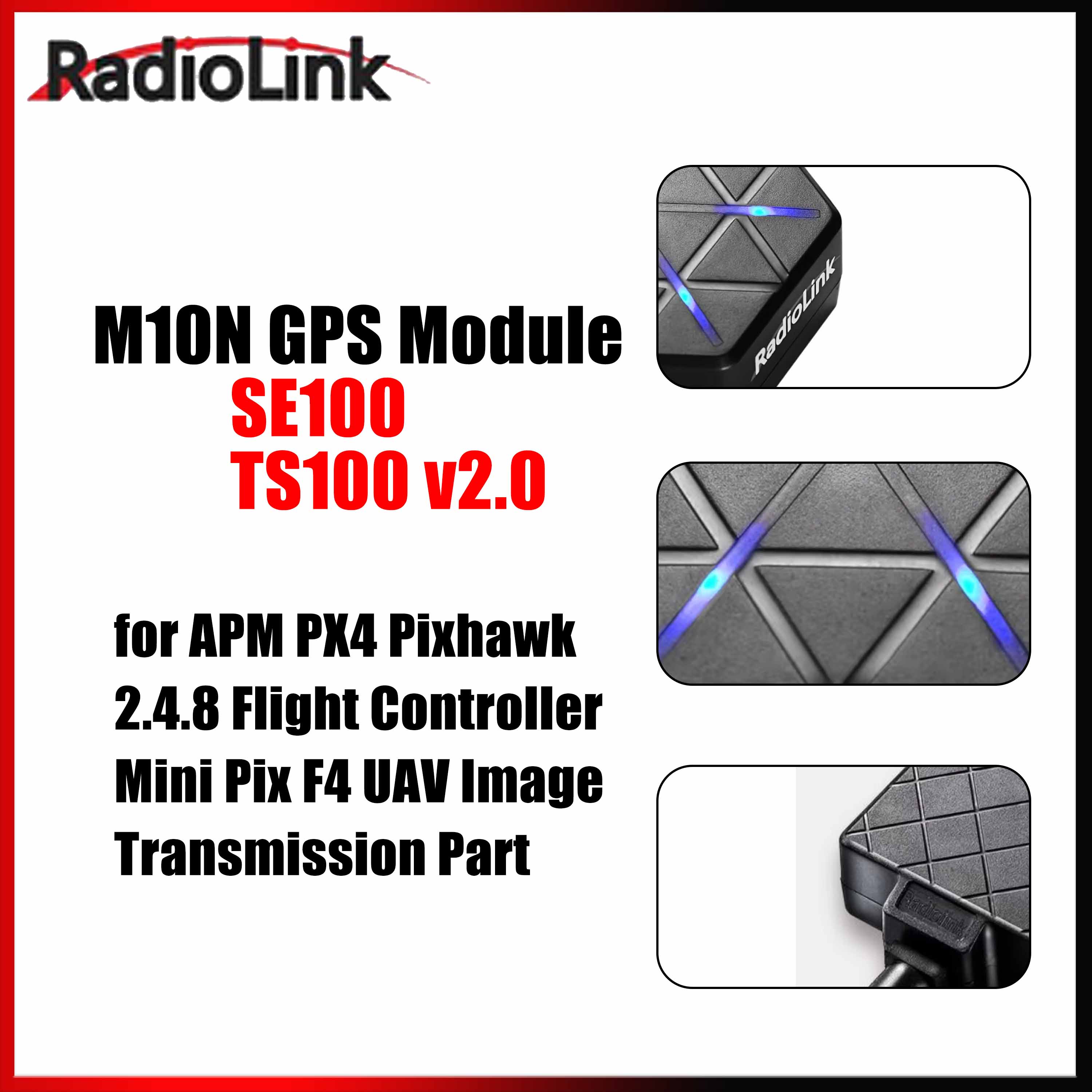 RadioLink SE100 TS100 v2.0 M10 - огляд і ціна Drone Kit Hexacopter