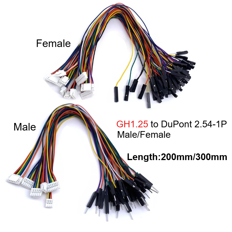 5PCS GH1.25 2P-6Pin to Dupont  - огляд і ціна Drone Kit Hexacopter