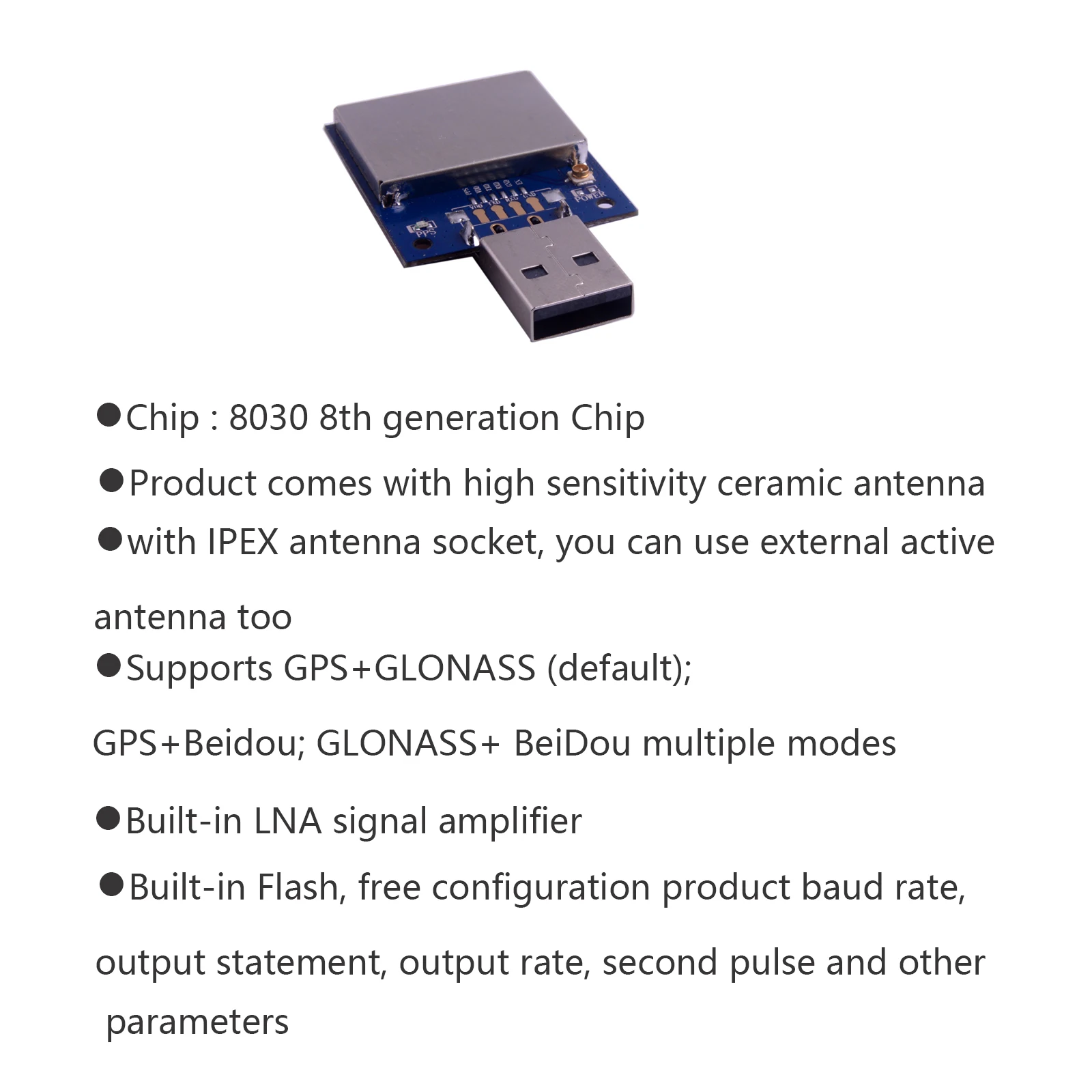 USB GPS Module M8N GPS Antenna - огляд і ціна Drone Kit Hexacopter