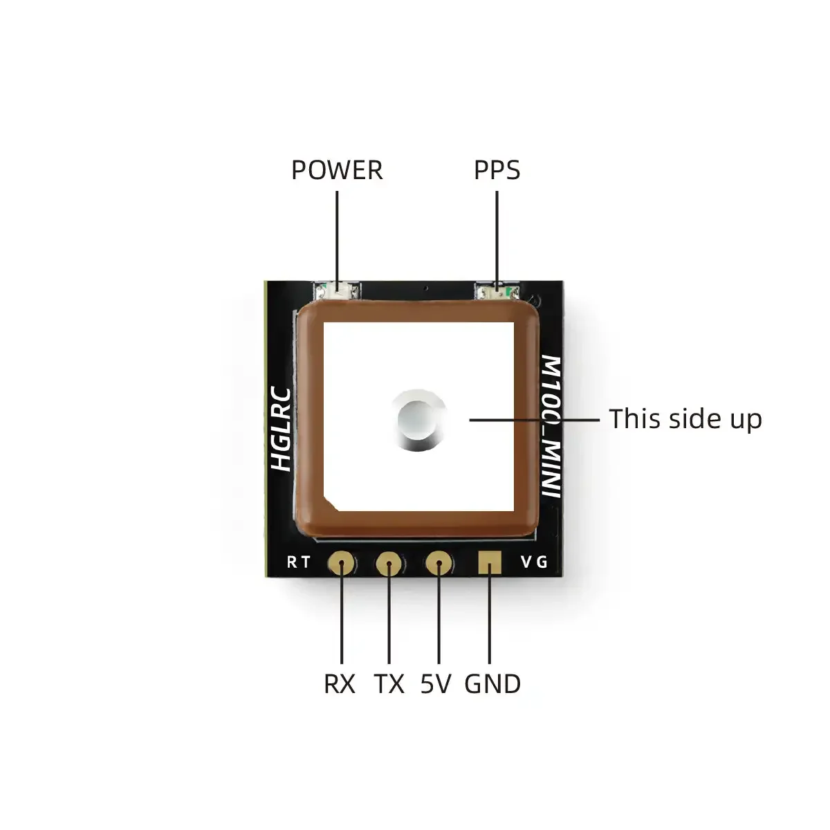 HGLRC M100 Mini GPS Module M10 - огляд і ціна Drone Kit Racing